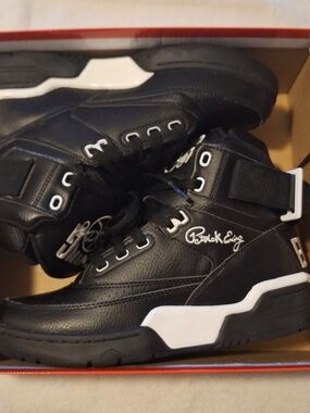Ewing 33 Hi Men’s High-Top Basketball Shoes - Black/White